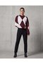 Women's Diamond Patterned Crew Neck Long Sleeve Knit Sweater - 4