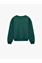 Comfortable Fit, Crew Neck, Long Sleeve, Teddy Bear Printed Sweatshirt - 2