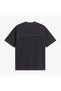 Contrast Stitch Loose Fit Men's Gray T-Shirt - 2