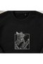 Guitarist Cat Rock Embroidered Crew Neck Sweatshirt Unisex