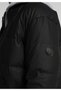Regular Fit Hooded Zippered Lined Men's Black Coat Pu - 5