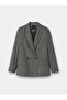 Alita City Lcw Vision Anthracite Camisole Plain Standard & Regular Women's Blazer Jacket with a Difference
