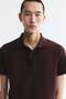 Slim Fit Waffle-knit polo shirt - 3