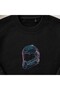 Futuristic Space Helmet Science Fiction Embroidered Crewneck Sweatshirt Unisex