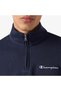 Half Zip Men's Navy Blue Sweatshirt - 4