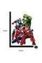 Spider-Man, Iron Man, Hulk and Captain America Kids Room Wall Sticker - Superheroes Wall Decal - 2