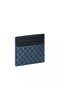 حامل بطاقات أزرق منقوش بشعار CK Monogram للرجال - 2