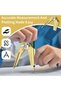 2PCS Scribe Tool Kit – Multi-Function Scribing Tool for Woodworking, Accurate Circle Compass - 4