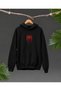Spider-Man Anime Printed Oversize Hooded Sweatshirt Unisex Black White - 2