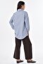 Plaid Pattern Cotton Tunic Blue - 4