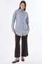 Plaid Pattern Cotton Tunic Blue - 2