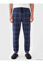 Esvab • Modern & Distinctive Standard Fit Checkered Embroidered Men's Pajama Bottoms - 2