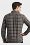 Men's Check Shirt - Brown & Cream - 2