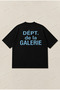 Gallery Dept De La Galeria t Printed Oversize Unisex Boxy Cut 100% Cotton Breathable Tshirt |   Streetwear