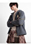 Esvab • Modern & Distinctive Fan Printed Hooded Men's Zippered Sweatshirt