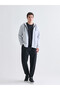 Esvab • Modern & Distinctive Hooded Long Sleeve Men's Zippered Sweatshirt - 2