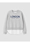 Esvab • Modern & Distinctive London Printed Thick Sweatshirt for Girls - 2