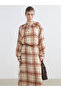 Tie-Back Roba Collar Checkered Embroidered Dress for Style Enthusiasts from Uzg Store - 2