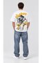 Gachiakuta Rudo Anime Printed Oversize Black and White T-Shirt - 3