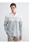 Esvab • Modern & Distinctive Standard Fit Long Sleeve Dobby Men's Shirt