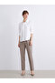 Esvab • Modern & Distinctive High Waist Cigarette Women's Pleated Pants