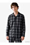Esvab • Modern & Distinctive Standard Fit Checkered Embroidered Men's Pajama Set - 2