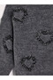 Esvab • Modern & Distinctive Zero Roba Collar Heart Embroidered Girls' Knitwear Sweater - 3