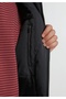 Relaxed Fit Hooded Zippered Lined Men's Blue Coat - 5