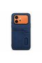 Honor 600 Pro 5g Compatible Case with Card Holder Luxury Leather Case Navy Blue - 2