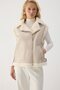 Suni Leather Vest with Fur Inside