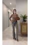 Rodre Kahve Tint Flare Jean - 4
