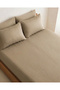 210TC Cotton Satin Queen Stripes Bed Sheet Set 3PC | Soft Breathable Satin Flat Sheet 229x256 cm | 2 pillowcase 50x75 cm | OEKO-TEX & ECAS Certified - 6