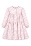 100% Viscose Floral Spring Light Pink Girls' Dress - 3