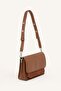 Suede Detailed Women's Shoulder Bag with Front Pocket H7221Axns - 3