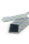 Green Line Pattern Italian Silk Tie Ik2580 - 3