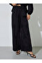 Black Schiffli Shirt and Wide Leg Pants Co-ord Set - 5