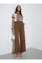 Brown Trousers and Printed Shirt Co-ord Set for Women - 3