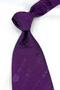 Purple Motif Patterned Italian Silk Tie İk2647 - 2