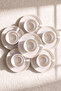 Ecroia Porcelain Coffee Cup Set for 6 People - 8