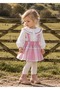 Wide Collar White Seasonal Baby Girl Blouse
