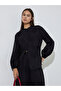 Black Schiffli Shirt and Wide Leg Pants Co-ord Set - 3