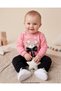 Girl's Seasonal Thin 2-Piece Compact Set for Ages 1-2-3-4 with Teddy Bear and Bow Detail - 3
