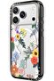 iPhone 18 Pro Compact Case | MagSafe Compatible, 4-Ft Drop Protection, 2x Military Grade, Slim Lightweight Case, Raised Bezel & Camera Ring, Charm-Ready - Black Frame/Alpine Florals - 2