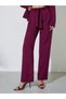 Burgundy Wrap Front Shirt and Trousers Co-ords Set - 4