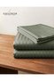 210TC Cotton Satin King Stripes Bed Sheet Set 3PC | Soft Breathable Satin Flat Sheet 274x260 cm | 2 pillowcase 50x75 cm | OEKO-TEX & ECAS Certified - 5