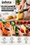Black Side Peeler with Plastic Handle and Stainless Steel Blade for Vegetables and Fruits - 2