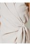 Beige Wide Leg Blouse Co-ord Set - 3
