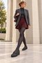Women's Daily Chain Detailed Stylish Comfortable Wedge Heeled Mother Shoes - 8