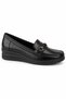 Bianca Black Satin Women's Daily Stone Detailed Stylish Comfortable Wedge Heeled Mother Shoes - 3