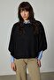 Balloon sleeve sweater